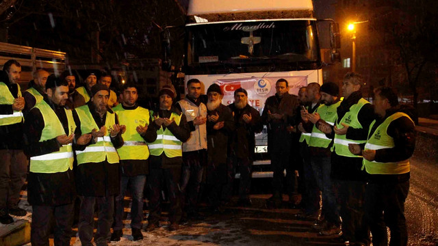 Çankırı'dan Haleplilere yardım