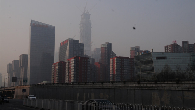 Çin'de hava kirliliğinde kırmızı alarm