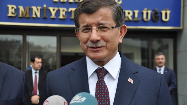 Davutoğlu'ndan, Emniyet Müdürü Çalışkan'a taziye ziyareti