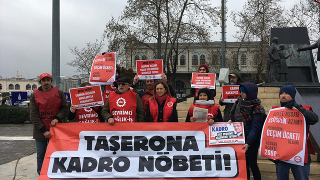 Dev Sağlık-İş'ten taşeron işçilere kadro talebi