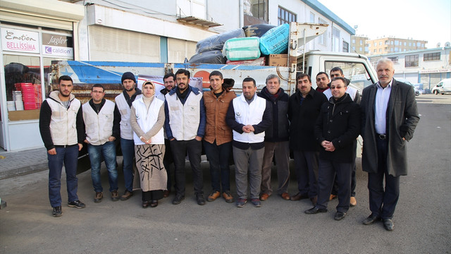 Diyarbakır'dan Halep'e insani yardım