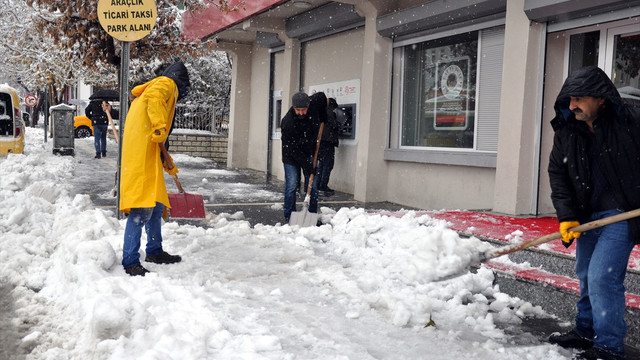 Doğu Anadolu'da kar yağışı ve tipi