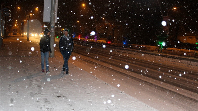 Doğu Anadolu'da kar yağışı