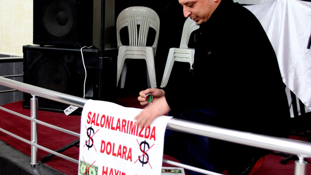 Düğünde dolara izin yok