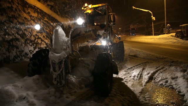 Düzce'de kar yağışı