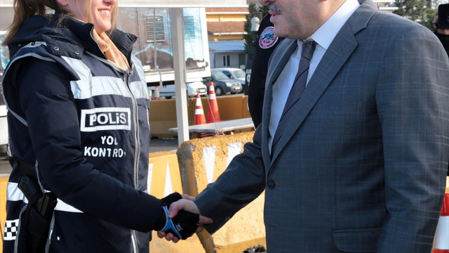 Emniyet Müdürü Çalışkan'dan Çamlıca gişelerinde denetim