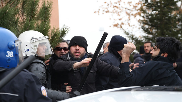 Erciyes Üniversitesi'nde gerginlik