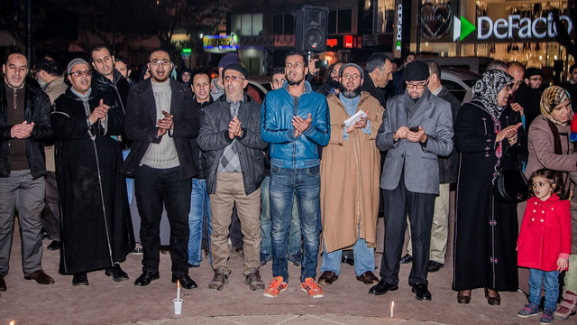 Fas’ta Halep’e destek gösterisi