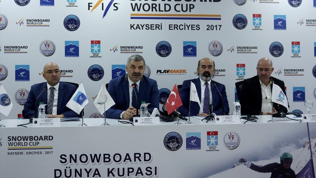 FIS Snowboard Dünya Kupası Erciyes'te yapılacak