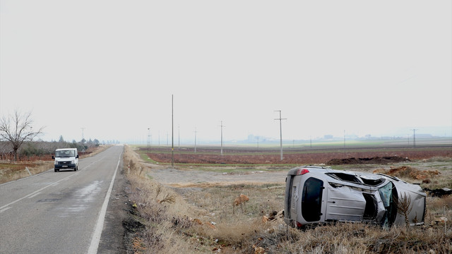 Gaziantep'te cenaze dönüşü kaza: 1 ölü, 5 yaralı
