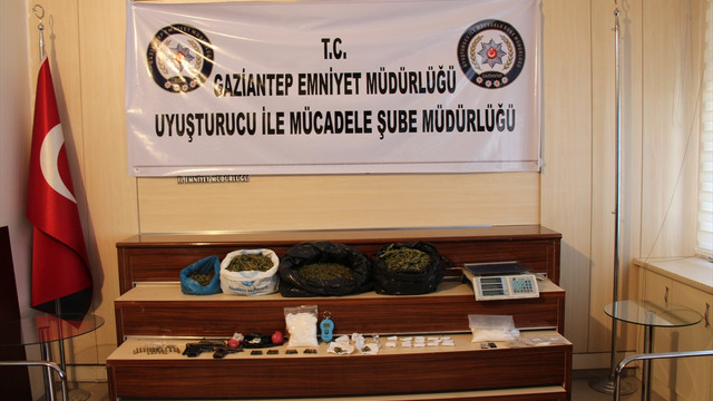 Gaziantep'te uyuşturucu operasyonu
