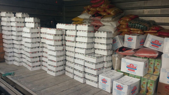 Halep için lojistik merkezi kurdular