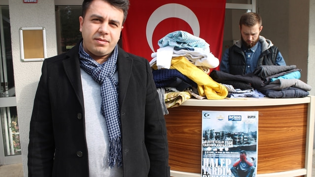 Halep üşümesin diye Edirne'den kışlık kıyafet gönderecekler