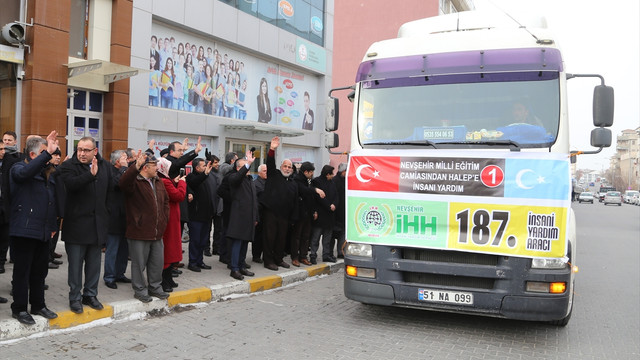 Halep'e 135 ton un gönderildi