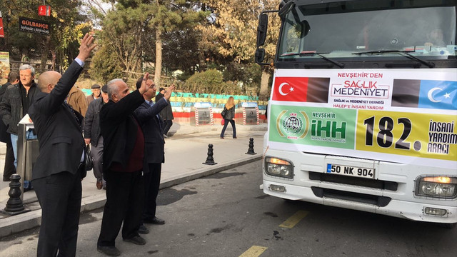 Halep'e 24 ton un yardımı