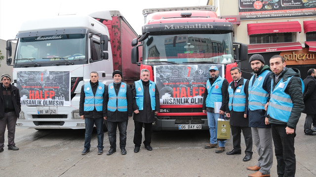 Halep'te insanlık ölmesin yardım kampanyası