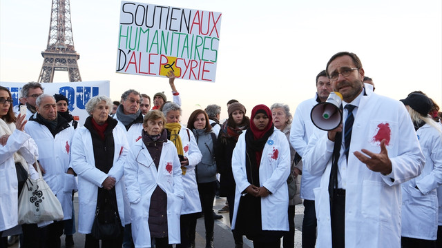 Halep'teki sivillere yönelik sadırılar