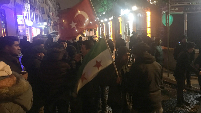 Halep'teki sivillere yönelik saldırılara tepkiler