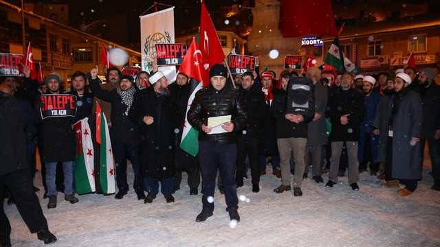Halep'teki sivillere yönelik saldırılara tepkiler