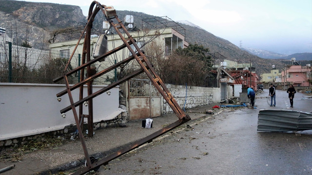 Hatay'da şiddetli fırtına