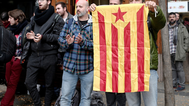 İspanya'da Kral'a karşı protesto