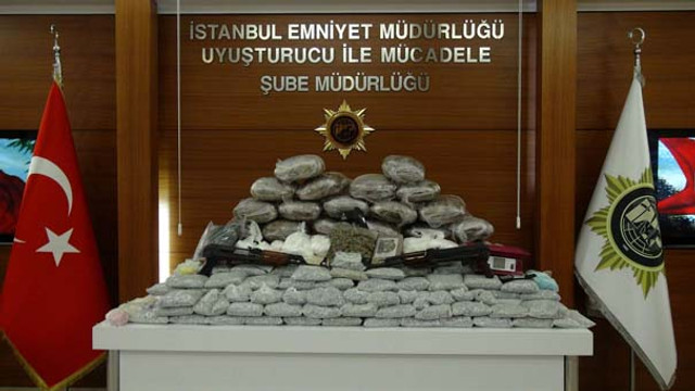 İstanbulda 12 milyon liralık uyuşturucu ele geçirildi