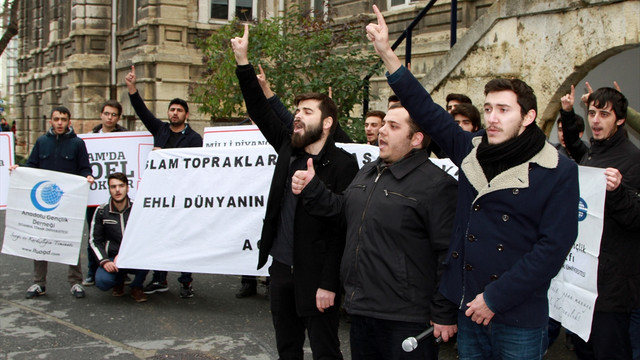 İTÜ'lü öğrencilerden yılbaşı kutlamaları protestosu