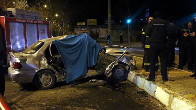 Kahramanmaraş'ta trafik kazası: 1 ölü 8 yaralı