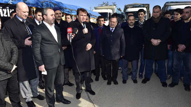 Kahramanmaraş'tan Suriye'ye yardım konvoyu