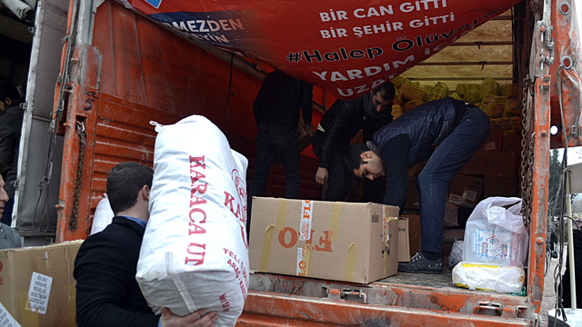Karabük'ten Halep'e yardım tırı