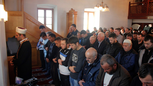 Karadağ'da şehitler için gıyabi cenaze namazı