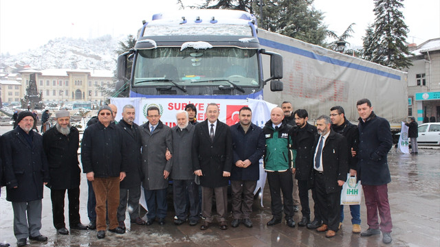 Kastamonu'dan Haleplilere yardım