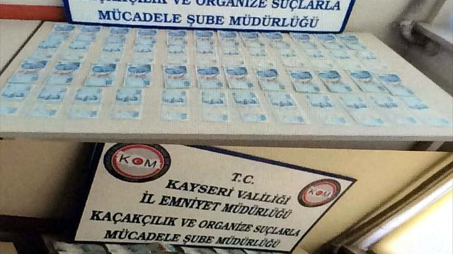 Kayseri'de sahte para operasyonu