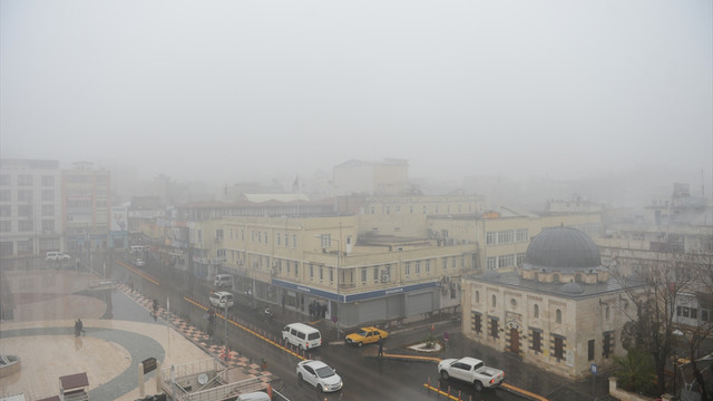 Kilis'te yoğun sis