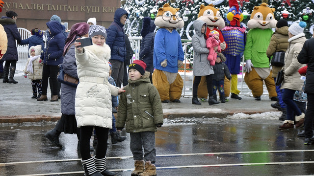 Kırgızistan'da yeni yıl heyecanı