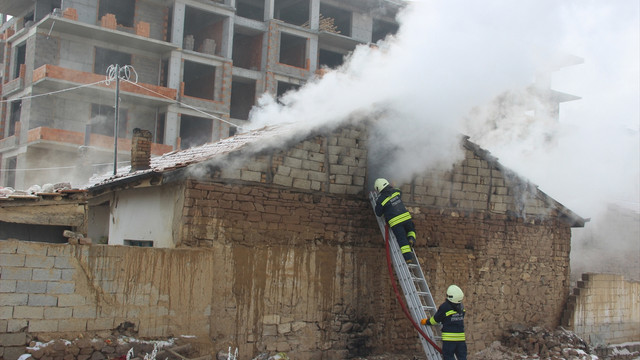 Konya'da yangın