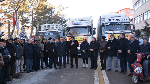 Konya'dan Halep'e yardım