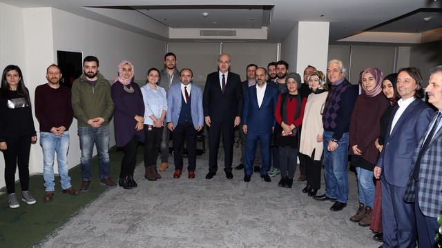 Kurtulmuş, Albayrak Medya Grubu'nu ziyaret etti