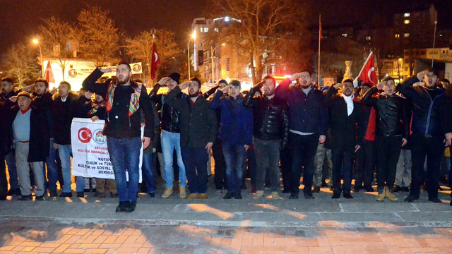 Kütahya'da teröre lanet yürüyüşü