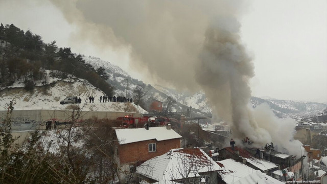 Kütahya'da yangın
