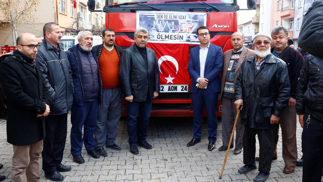 Kütahya'dan Halep'e yardım