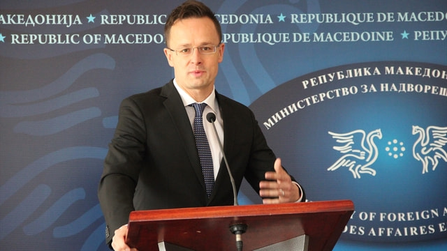 Macaristan Dışişleri Bakanı Szijjarto: