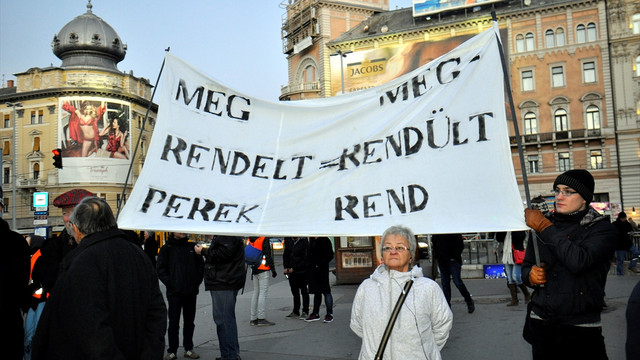 Macaristan'da hapse mahkum edilen Suriyeliye destek için gösteri