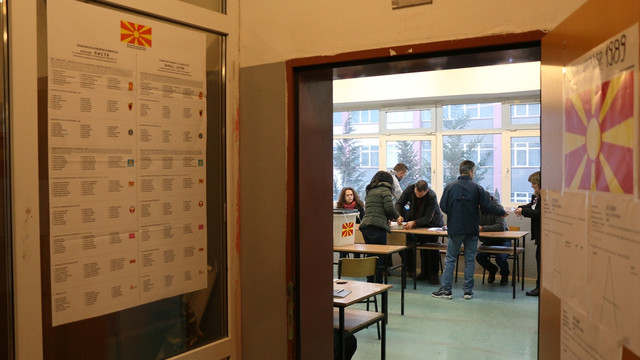 Makedonya'da halk sandık başında