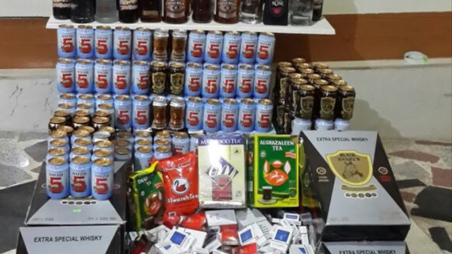 Mardin’de kaçak içki operasyonu