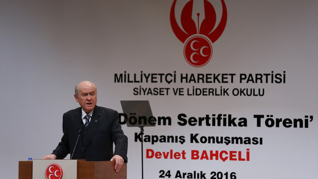 MHP Siyaset ve Liderlik Okulu 13. Dönem Sertifika Töreni