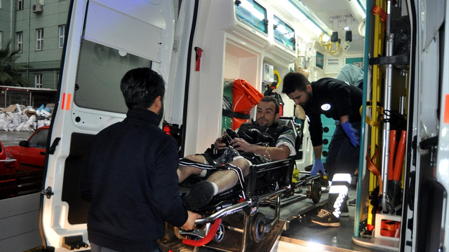 Minibüs şoförünün vurulma anı güvenlik kamerasında