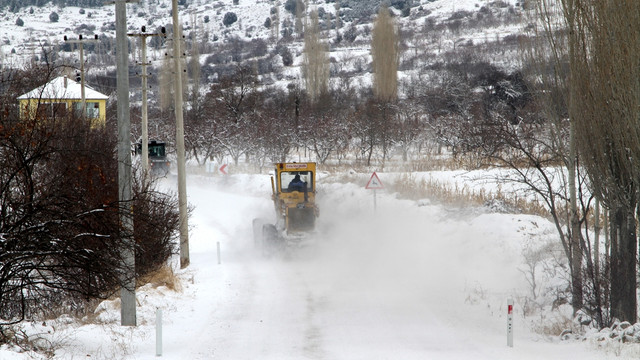 Muğla'da kar yağışı