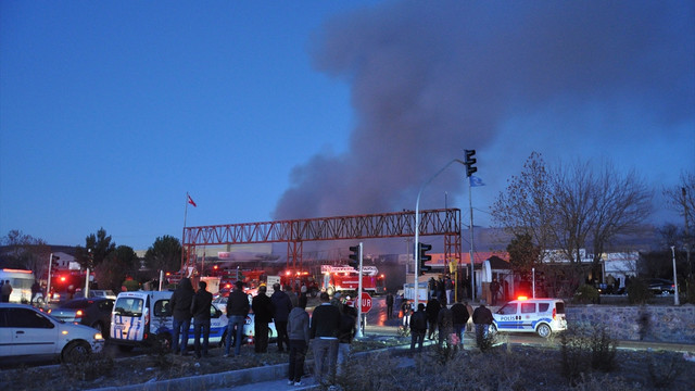Muğla'da sanayi sitesinde yangın
