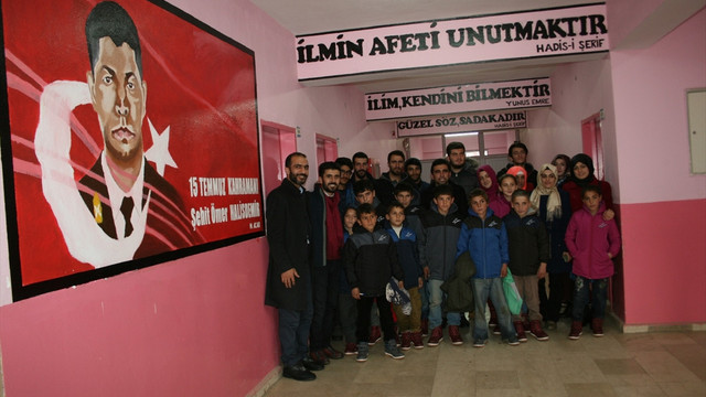 Muş'ta Minik Yürekleri Isıtıyoruz projesi